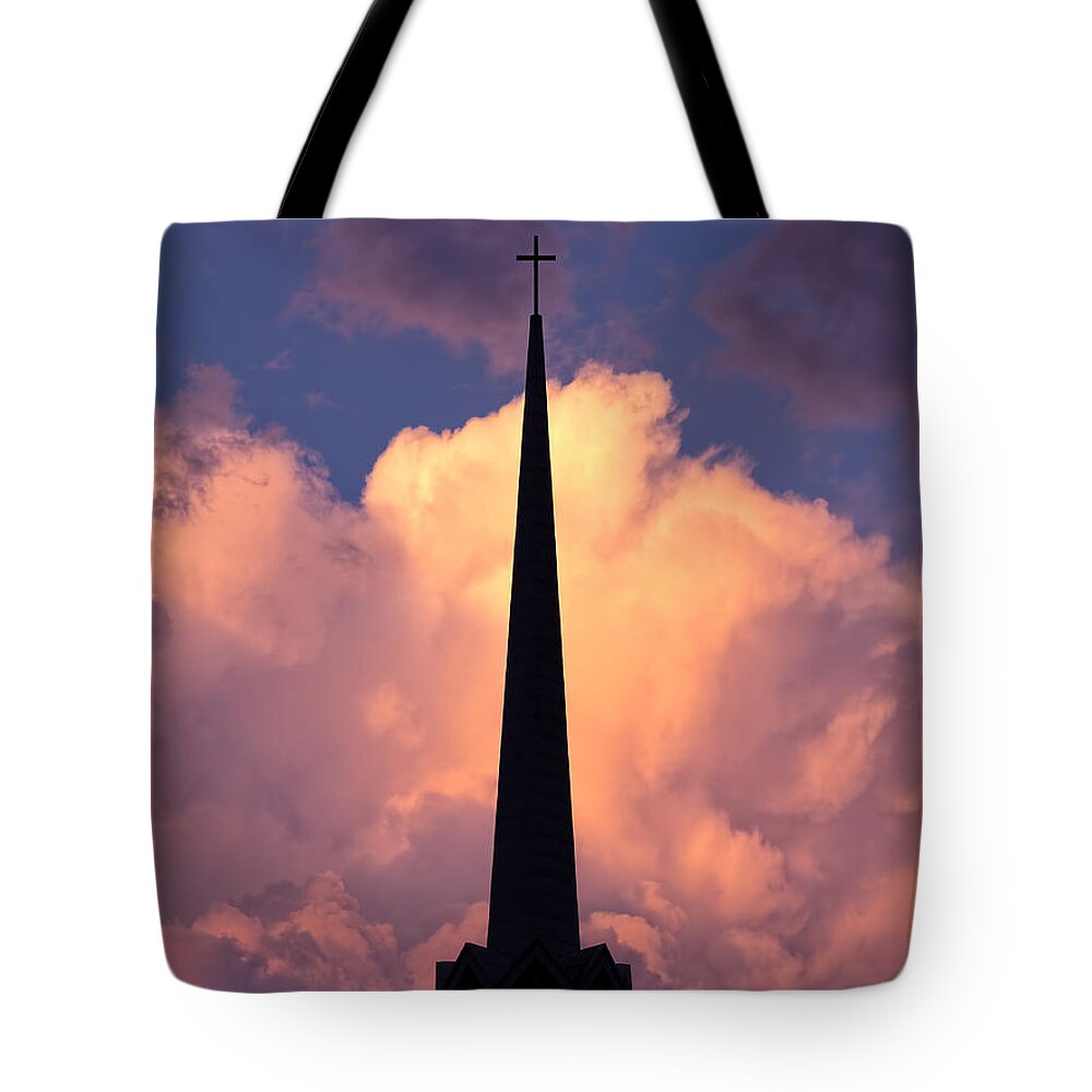 Steeple Tote Bag featuring the photograph Hope by Brad Boland