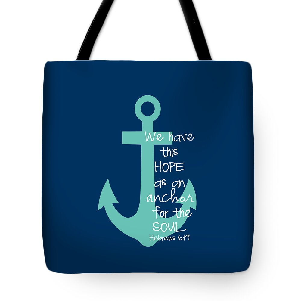 Faith Based Art Tote Bag featuring the digital art Hope Customizable Background by Nancy Ingersoll