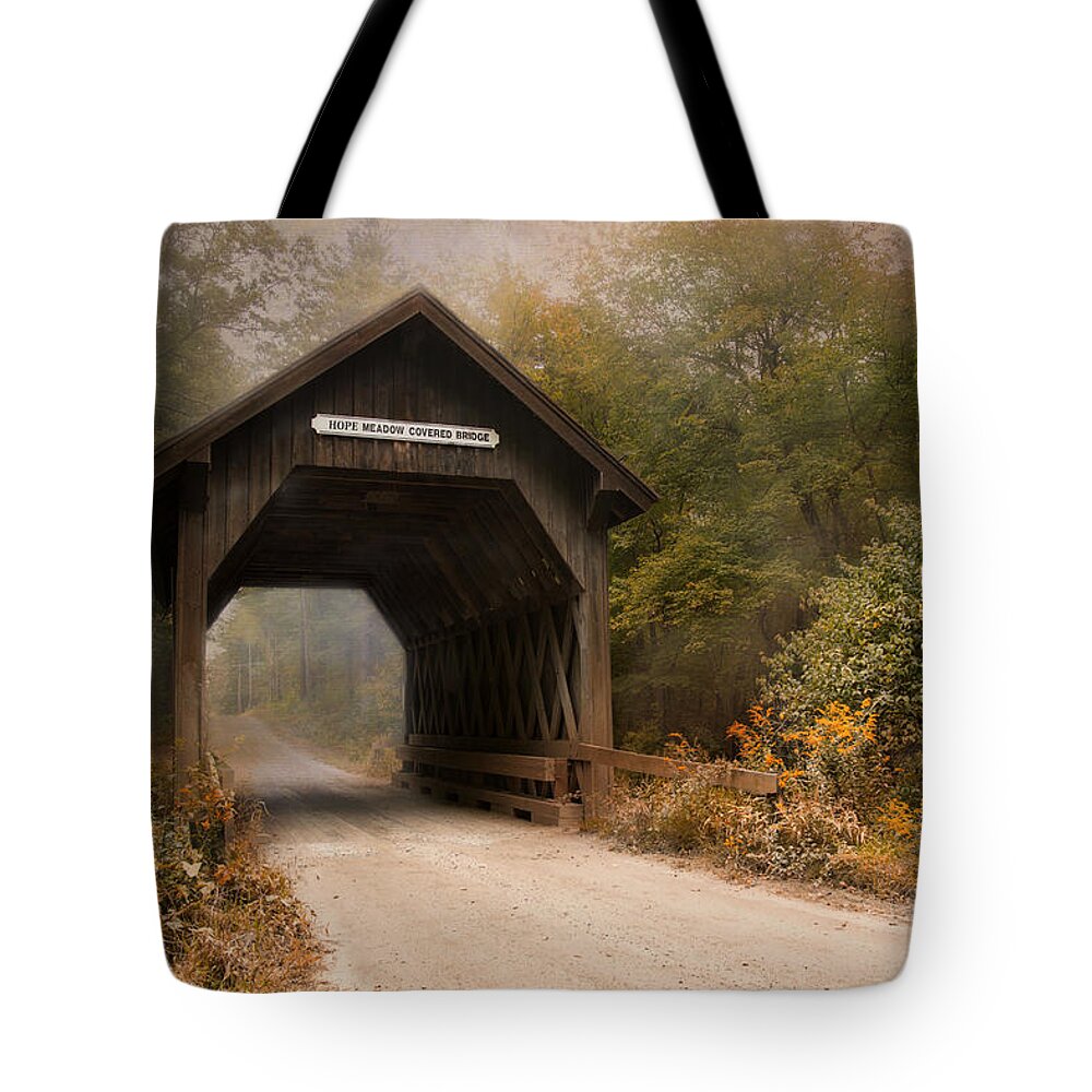 Bridge Tote Bag featuring the photograph Hope Meadow by Robin-Lee Vieira