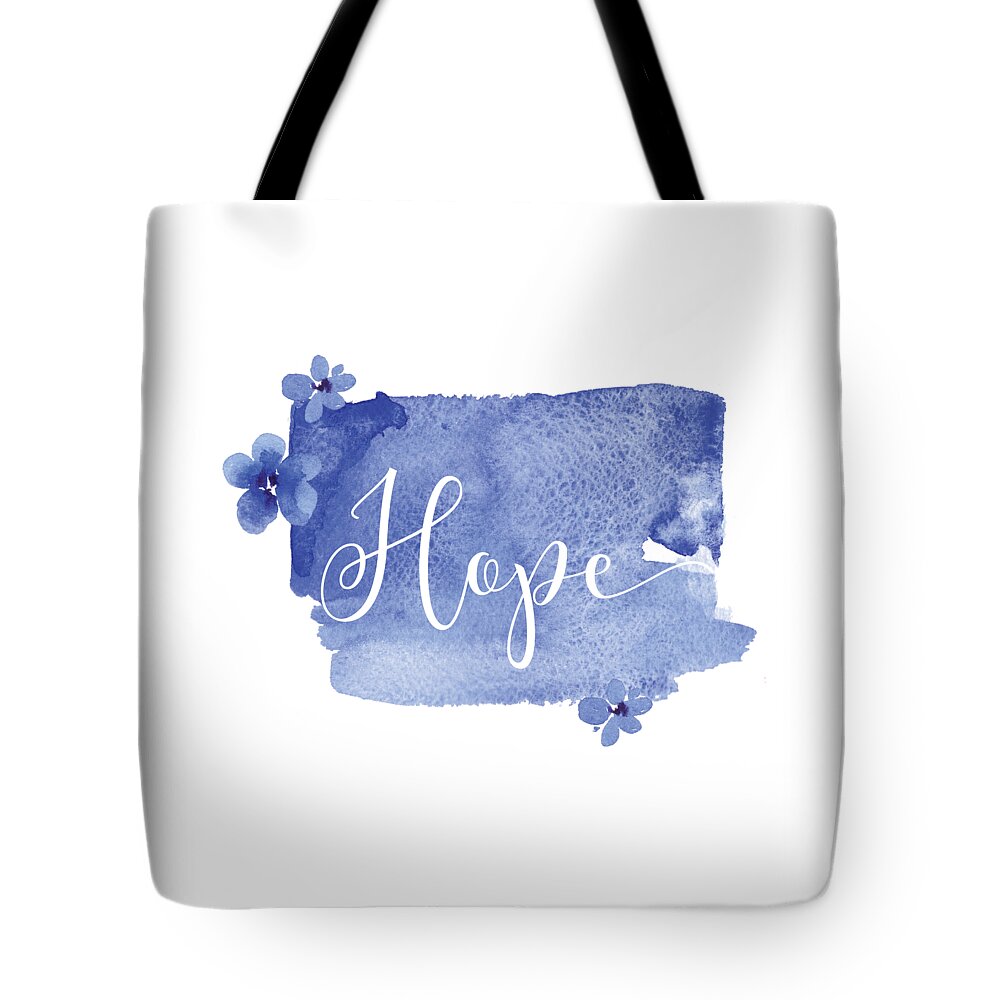 Hope Tote Bag featuring the mixed media Hope by Nancy Ingersoll