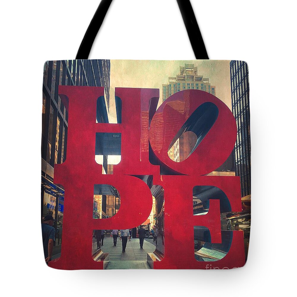Sculpture Tote Bag featuring the photograph Hope Sculpture by Onedayoneimage Photography