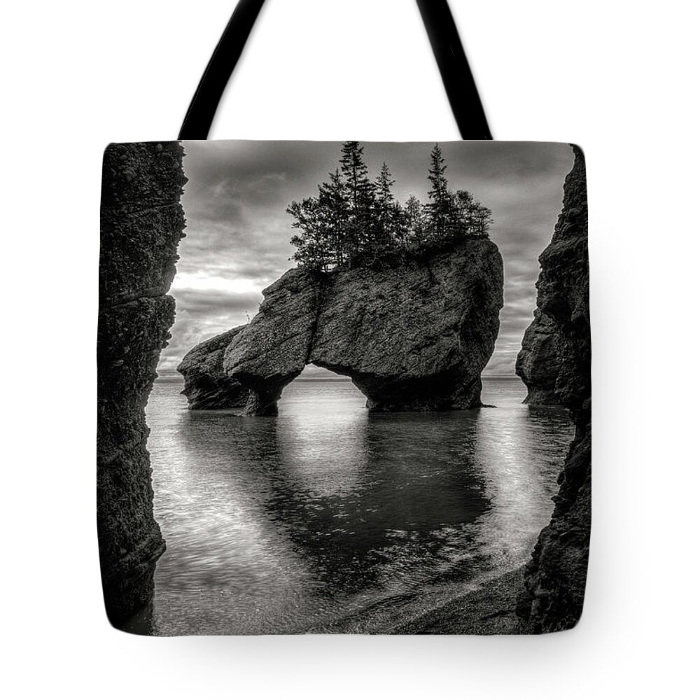 Bay Of Fundy Tote Bag featuring the photograph Hopewell Rocks by Neil Shapiro