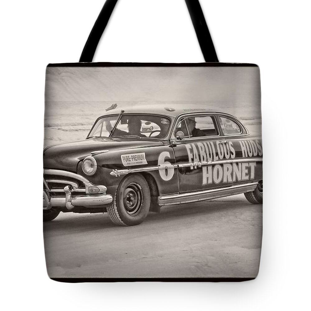 Alicegipsonphotographs Tote Bag featuring the photograph Hornet On Daytona Beach by Alice Gipson