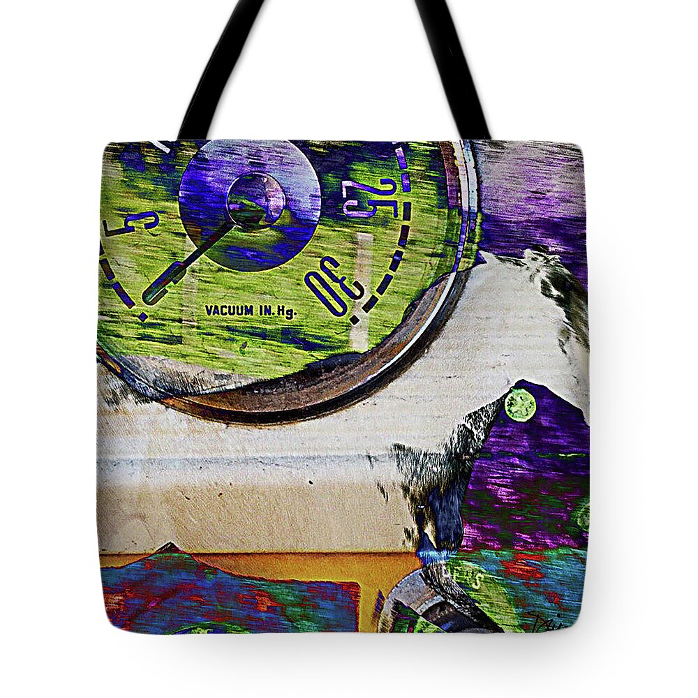 Speedometer Tote Bag featuring the photograph Horse Power by Peggy Dietz