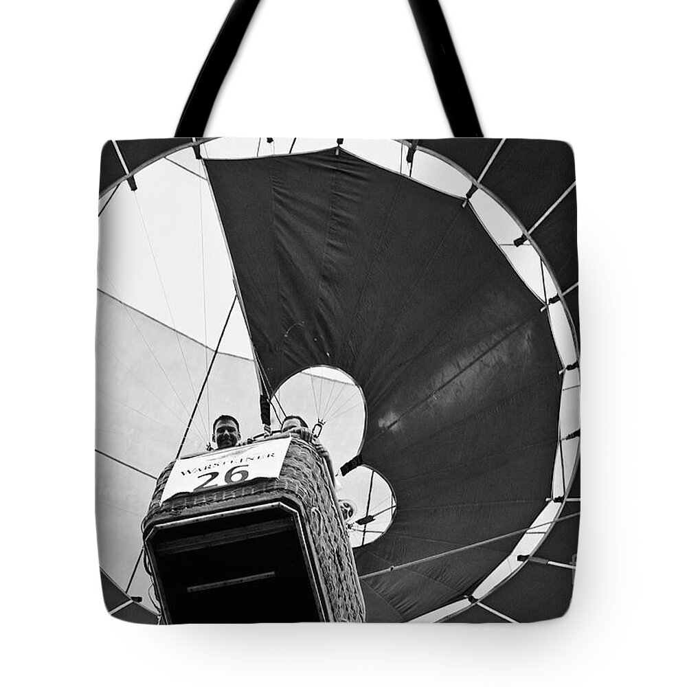 Heiko Tote Bag featuring the photograph Hot-air balloon by Heiko Koehrer-Wagner