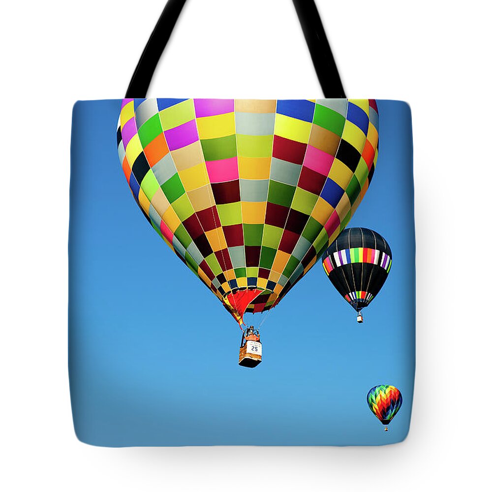 Hot Air Balloon Tote Bag featuring the photograph Hot Air Balloons #3 by Rich S