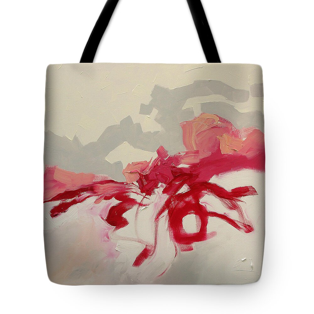 Art Tote Bag featuring the painting Hot Flash by Linda Monfort