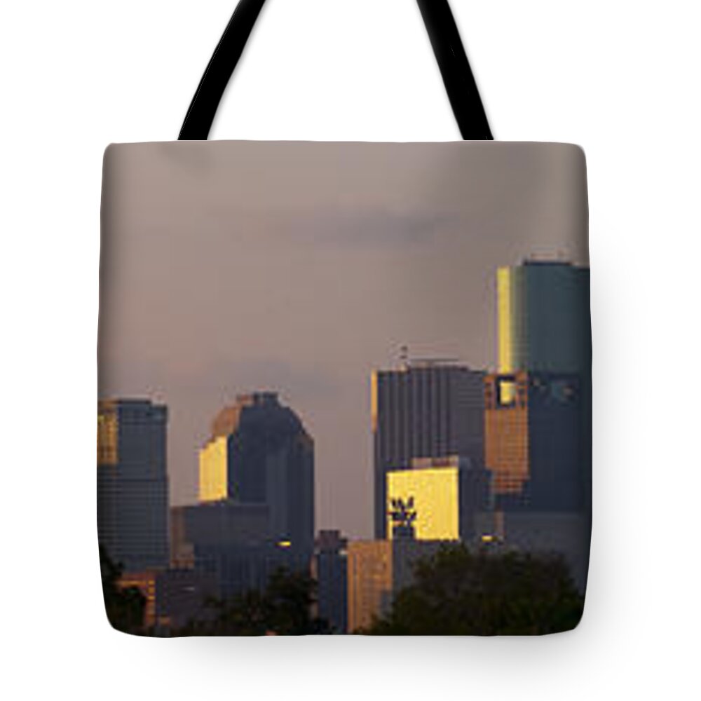 Houston Tote Bag featuring the photograph Houston Sunset by Joshua House