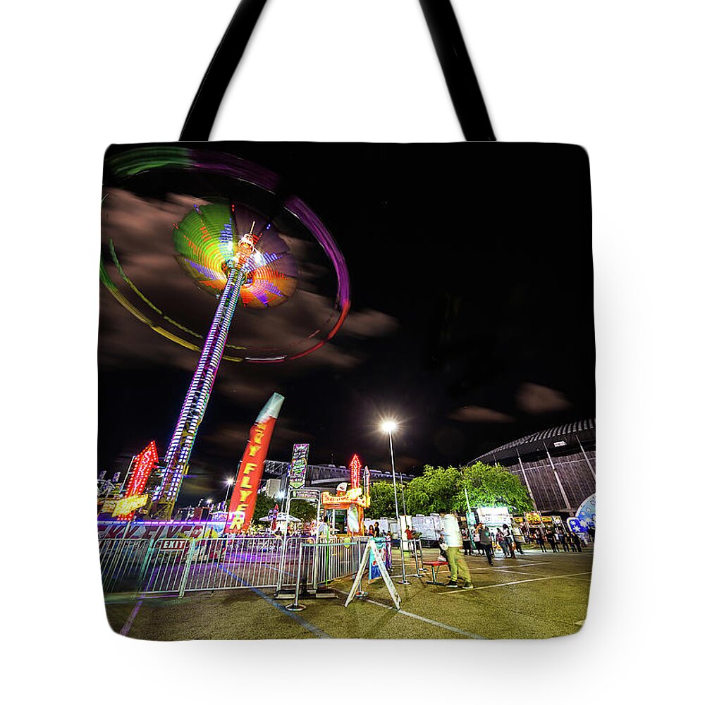 Houston Tote Bag featuring the photograph Houston Texas Live Stock Show and Rodeo #7 by Micah Goff