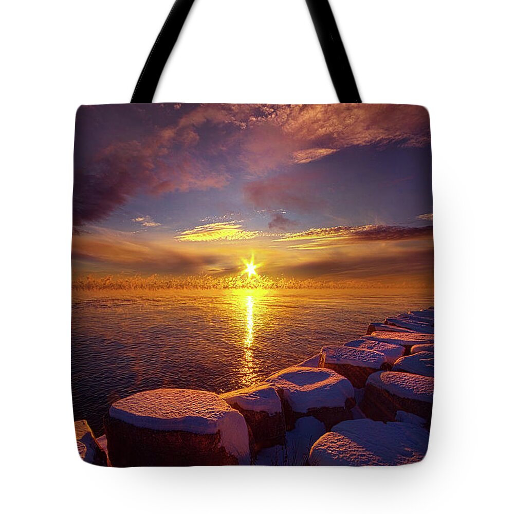 Clouds Tote Bag featuring the photograph How Loud The Silence Is by Phil Koch