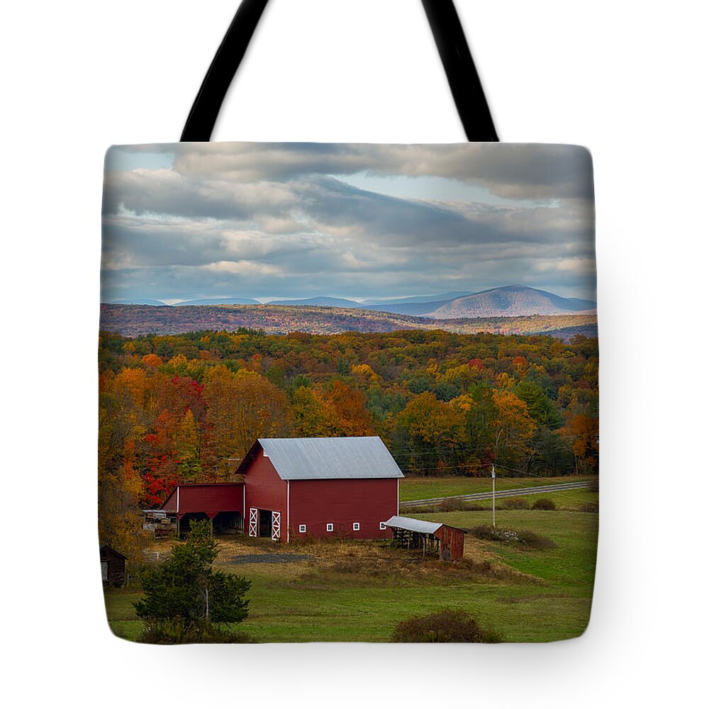 Autumn Tote Bag featuring the photograph Hudson Valley NY Fall Colors by Susan Candelario