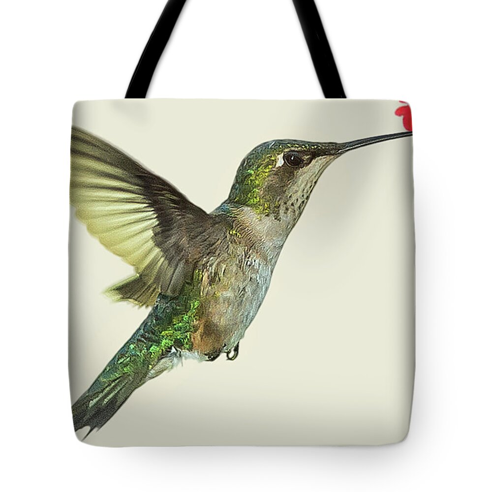 Hummingbird Tote Bag featuring the photograph Hummingbird by Joe Granita