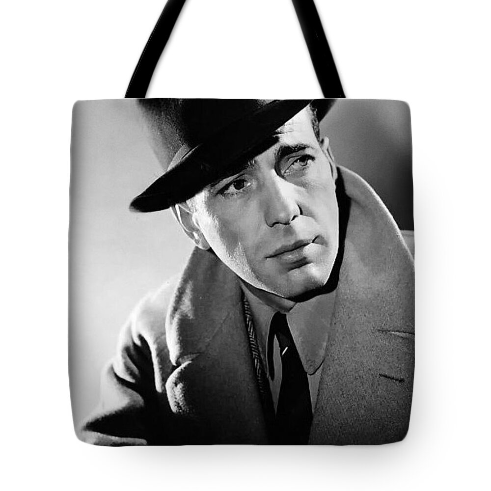 Humphrey Bogart Tote Bag featuring the photograph Humphrey Bogart by Mountain Dreams
