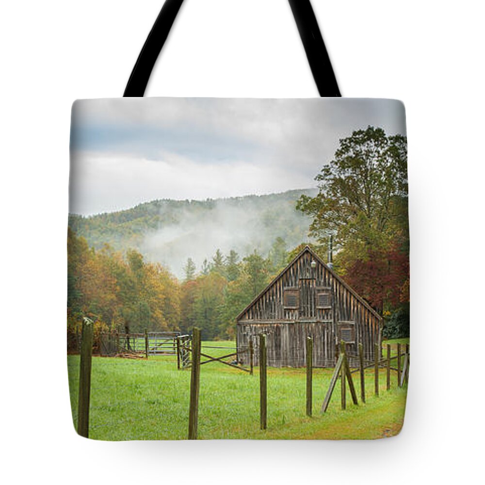 Ndscape Tote Bag featuring the photograph Hunting Cabin-3 by Joye Ardyn Durham