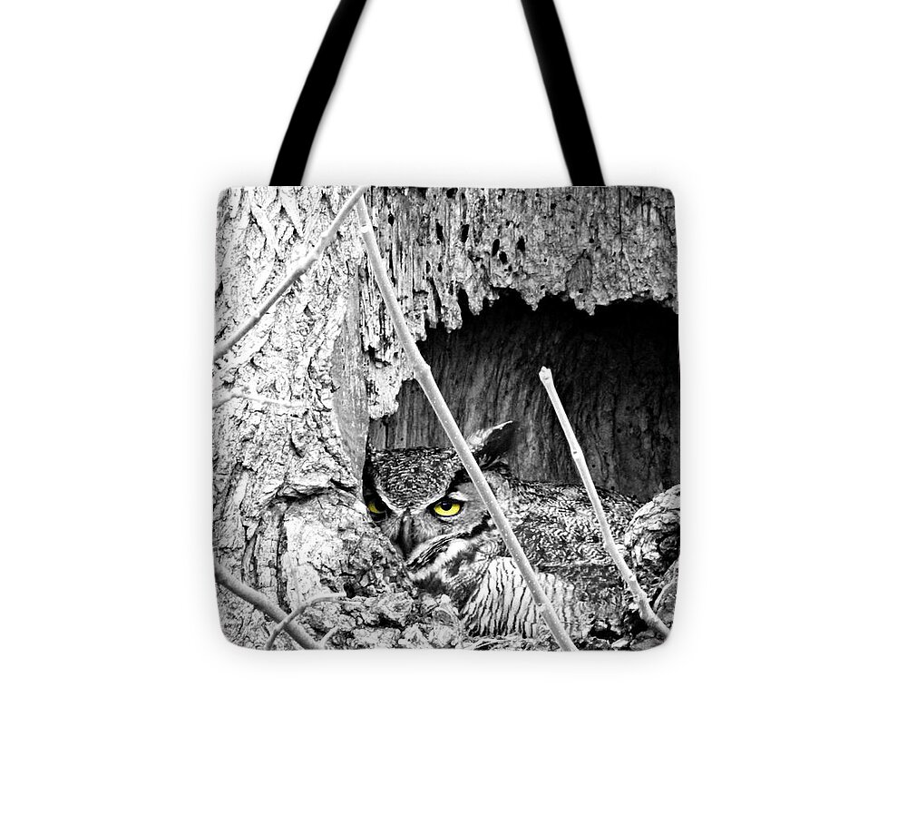 Hypnotic Tote Bag featuring the photograph Hypnotic by Dark Whimsy