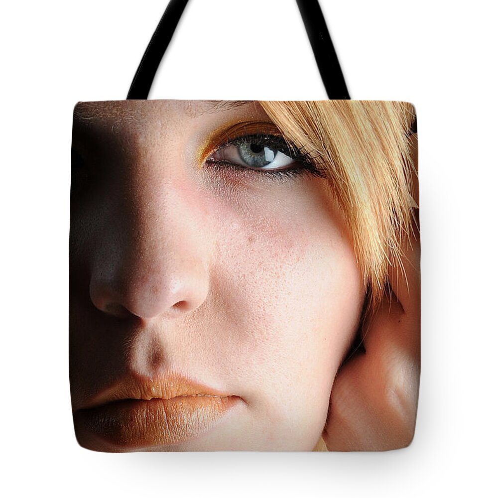 Artistic Tote Bag featuring the photograph Hypnotic trance by Robert WK Clark
