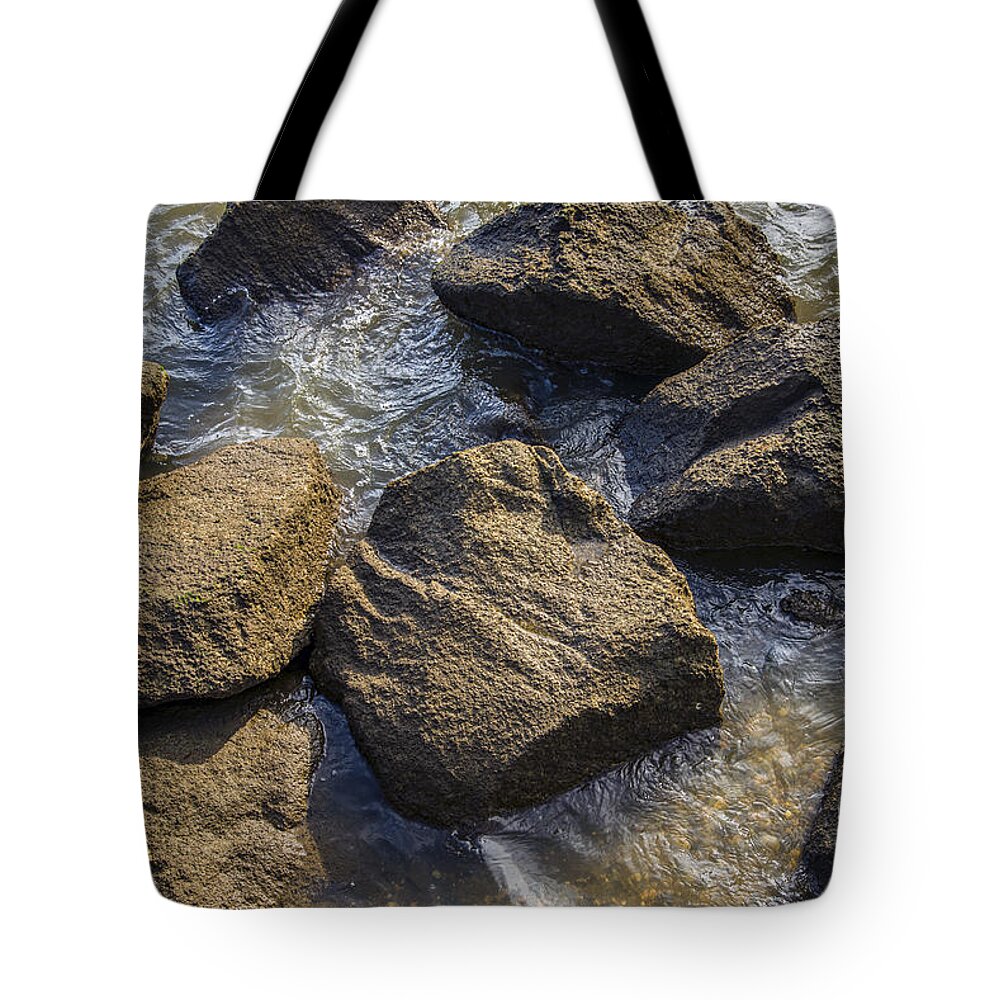 2d Tote Bag featuring the photograph I Am A Rock by Brian Wallace