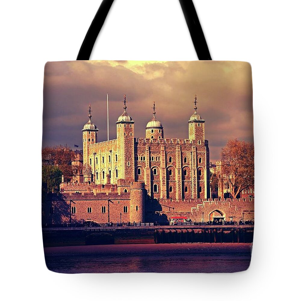 Ancient Tote Bag featuring the photograph I Left My Heart At Traitors Gate by Eva Sawyer