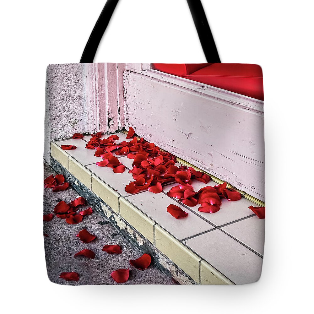 I Poued Out My Heart Tote Bag featuring the photograph I Poured Out My Heart by Louise Lindsay
