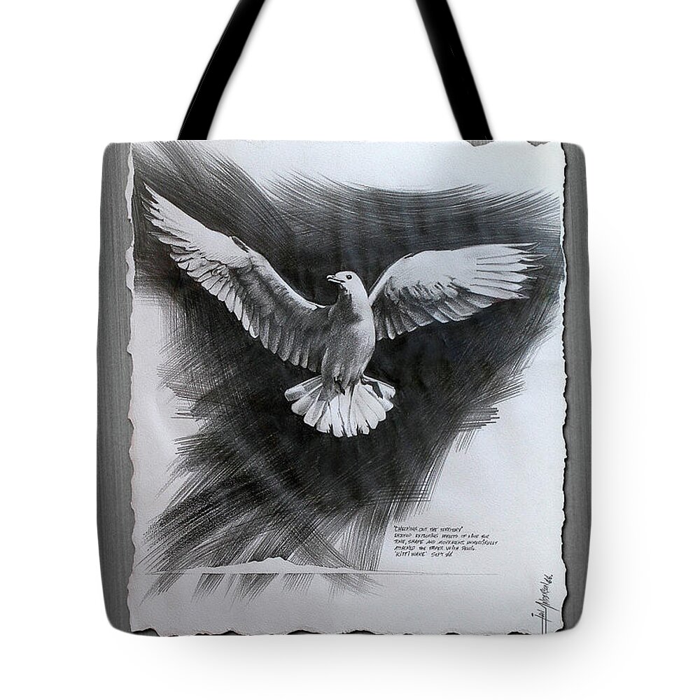 Interior Decoration Tote Bag featuring the drawing I Spy 2 by Ian Anderson