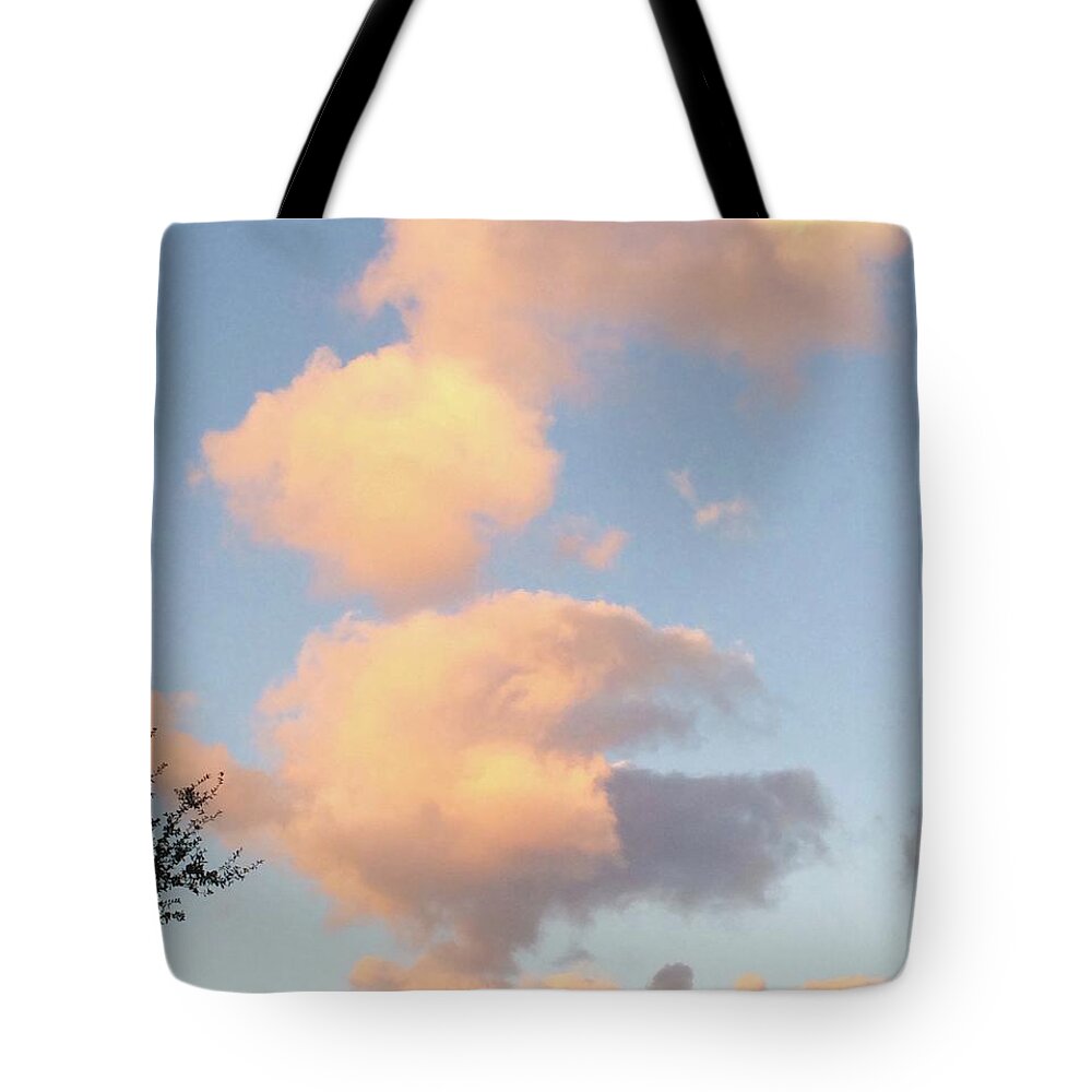 Skies Tote Bag featuring the photograph Ice Cream Cloud Cone by Suzanne Udell Levinger