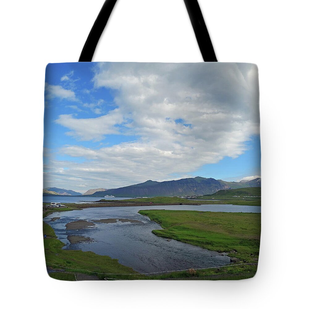 Landscape Tote Bag featuring the photograph Icelandic Landscape 5 by Pema Hou