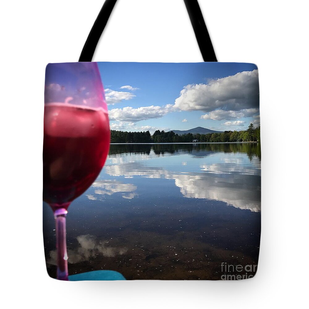 Sangria Tote Bag featuring the photograph Ideal relaxation by Deena Withycombe