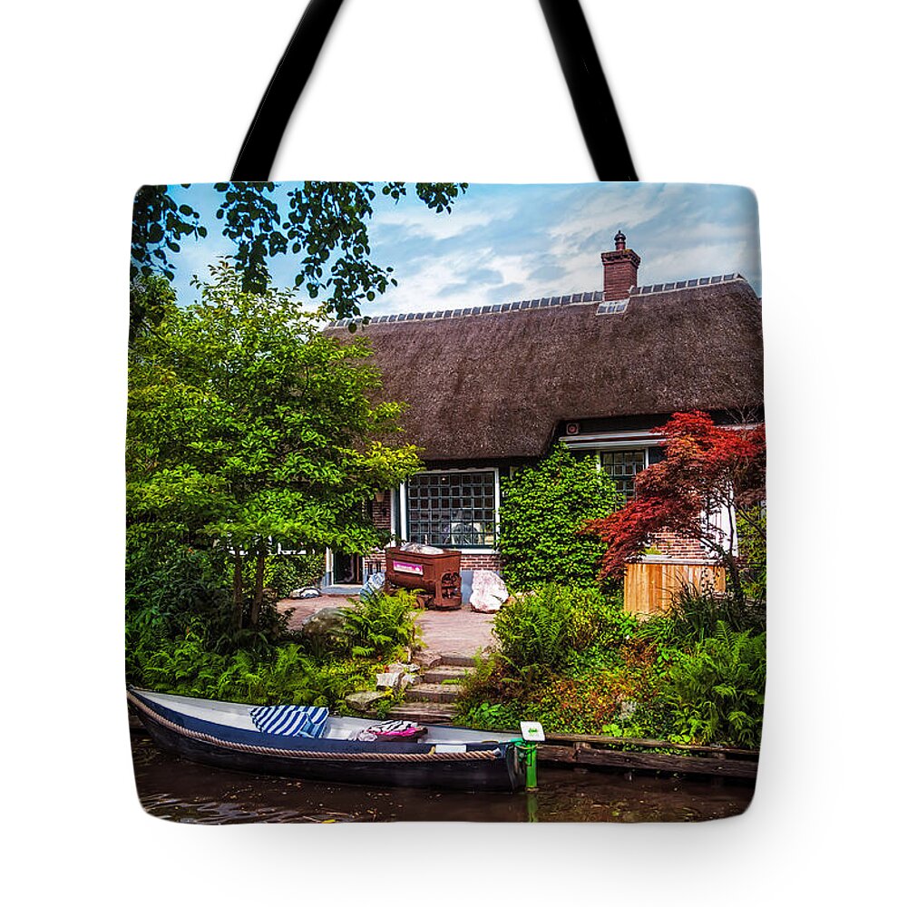 Netherlands Tote Bag featuring the photograph Idyllic Village 6. Venice of the North by Jenny Rainbow