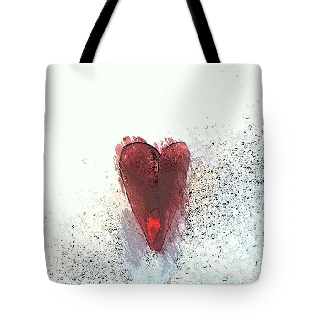 Heart Tote Bag featuring the photograph If I give you my heart by Paulina Roybal