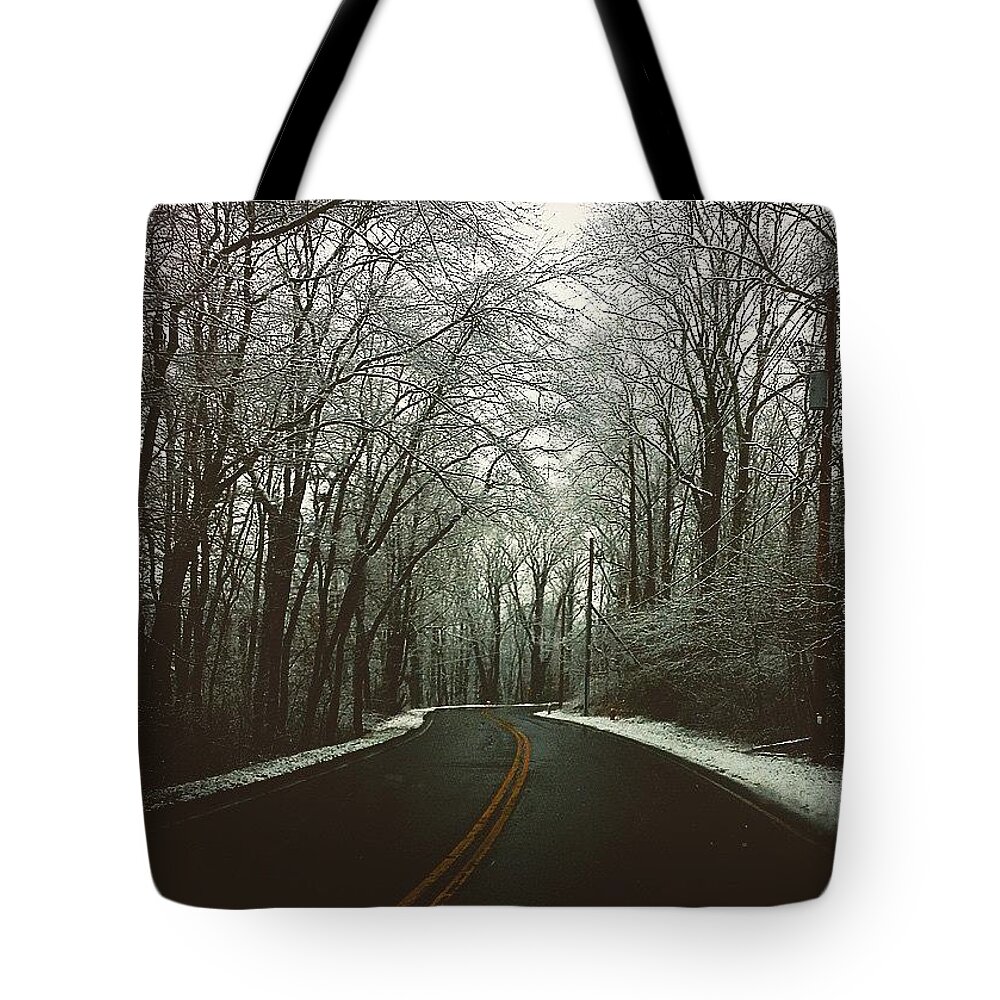Beautiful Tote Bag featuring the photograph The Road Less Traveled by Kate Arsenault 