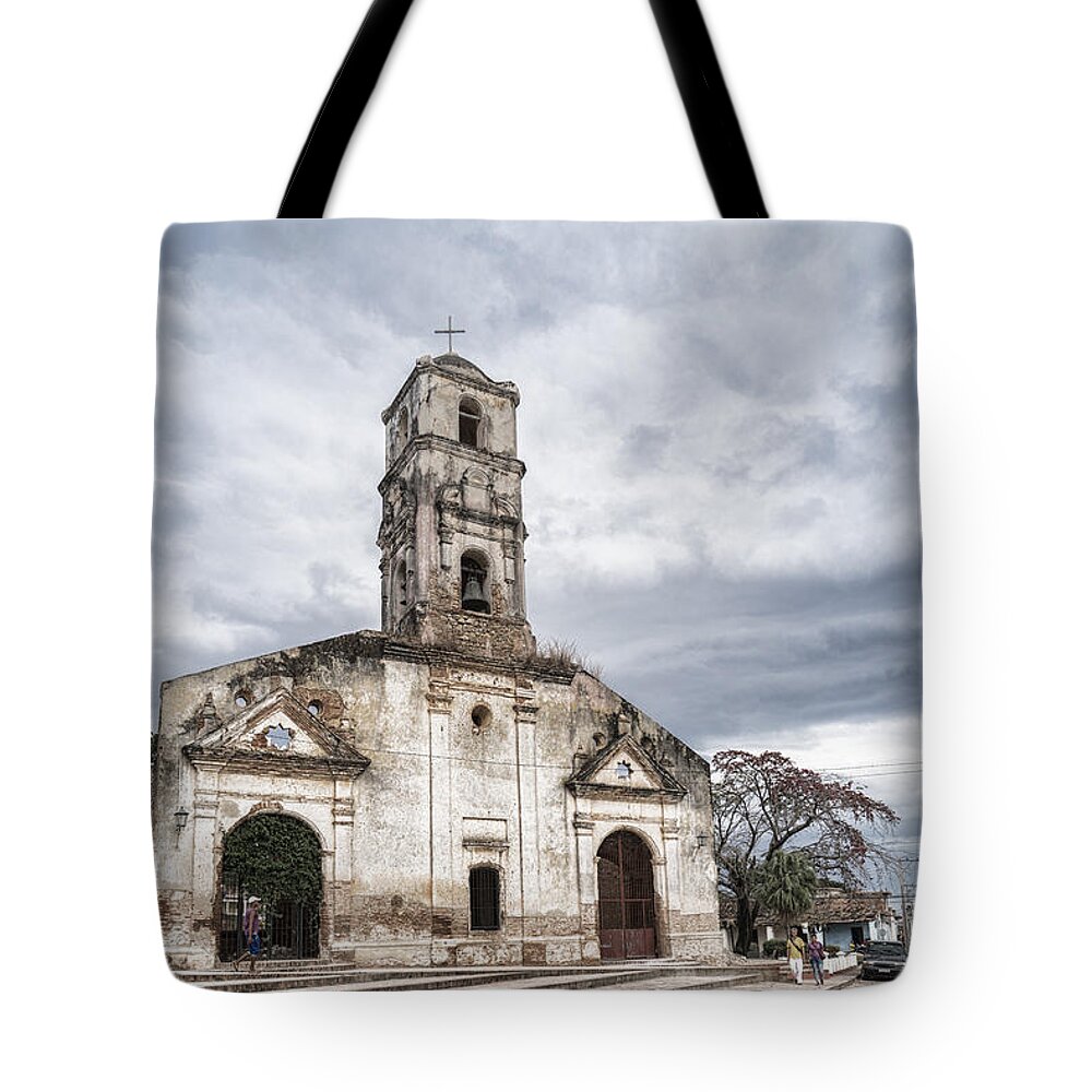 Iglesia De Santa Ana Tote Bag featuring the photograph Iglesia de Santa Ana by Sharon Popek