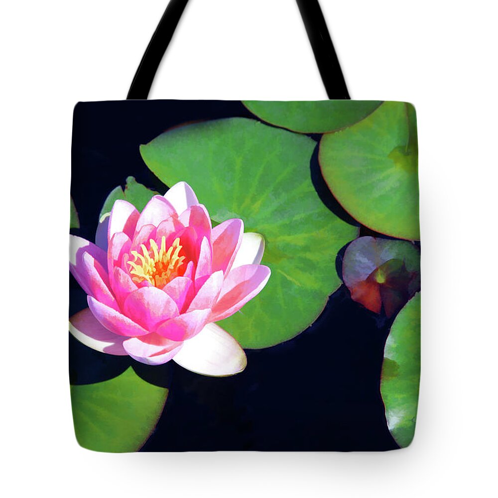  Tote Bag featuring the photograph Ilypad by Rochelle Berman
