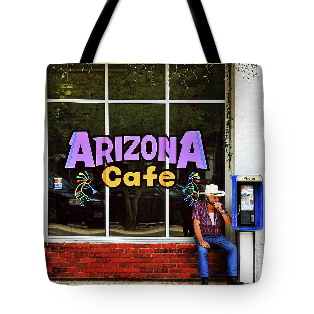 Arizona Tote Bag featuring the photograph I'm coming home tonight by Micah Offman