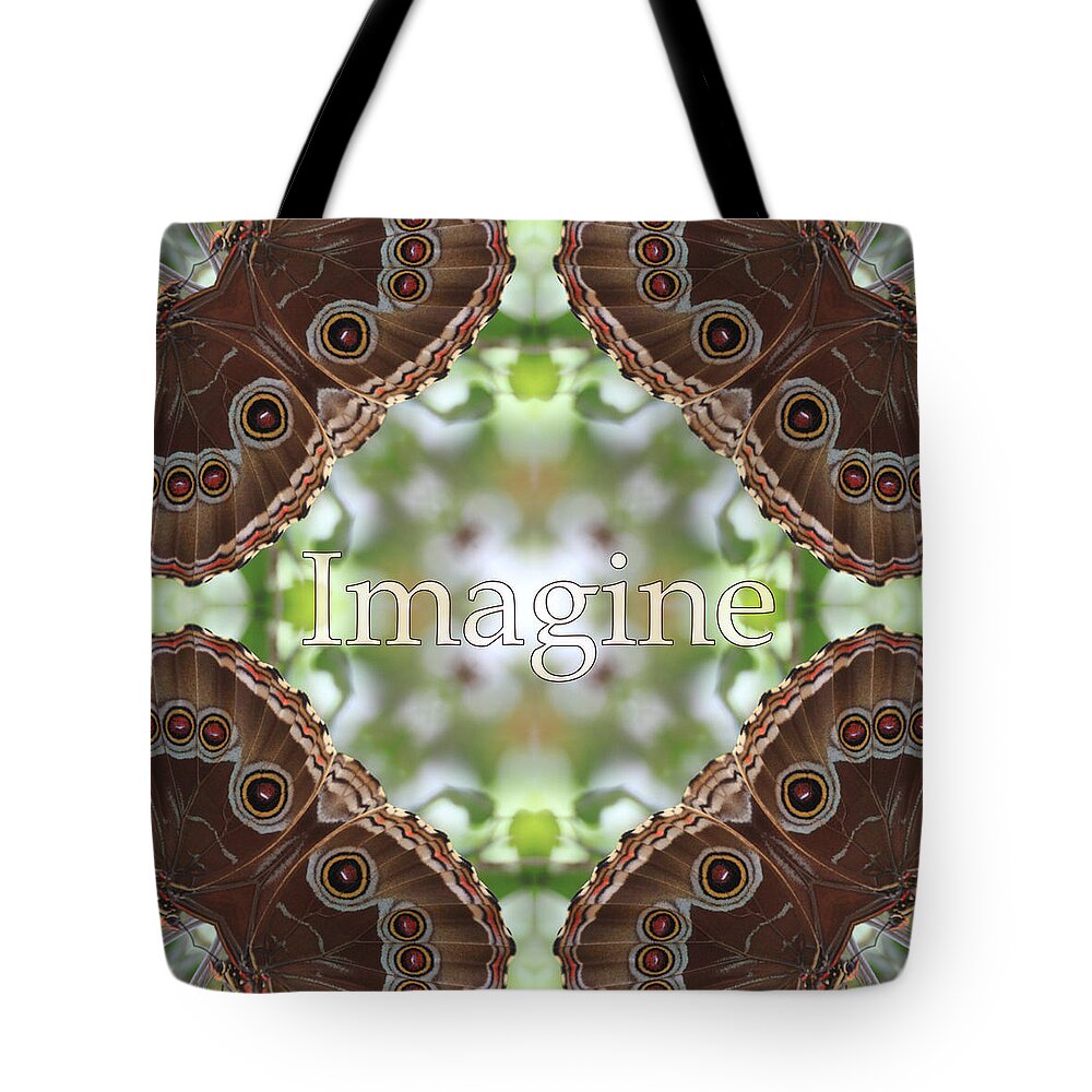 Abstract Art Tote Bag featuring the photograph Imagine by Mary Buck