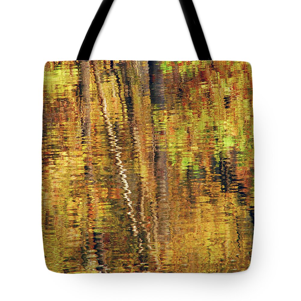 Reflections Tote Bag featuring the photograph Impressions of Autumn by Rebecca Higgins