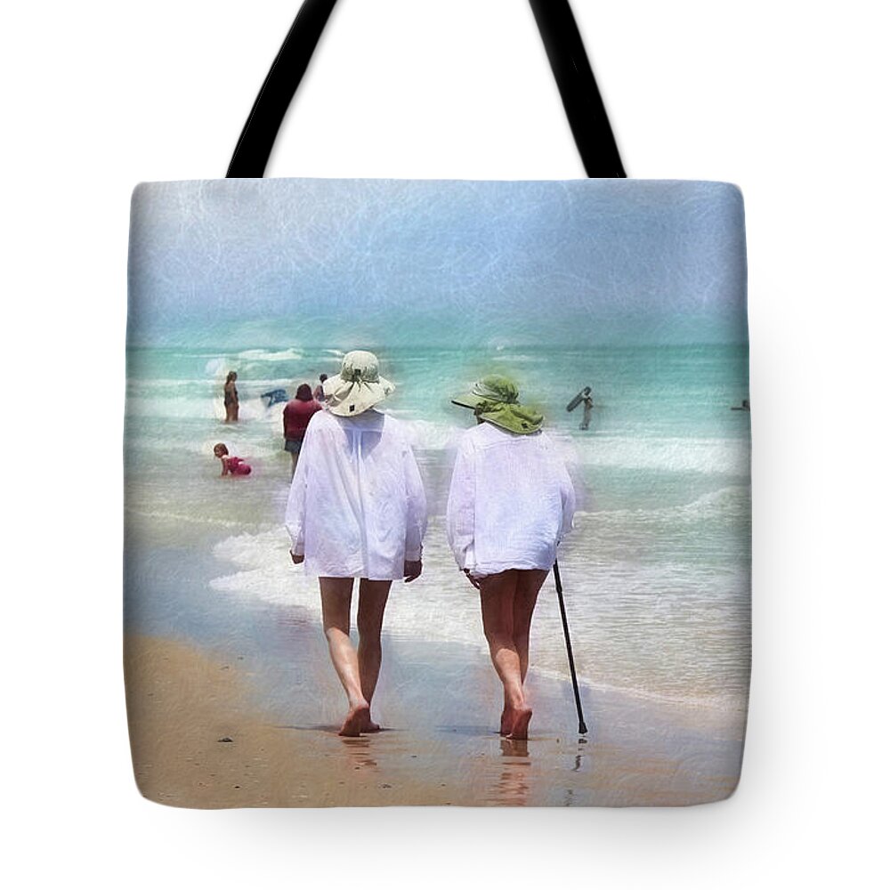 People Tote Bag featuring the photograph In Step With Life by Sharon McConnell