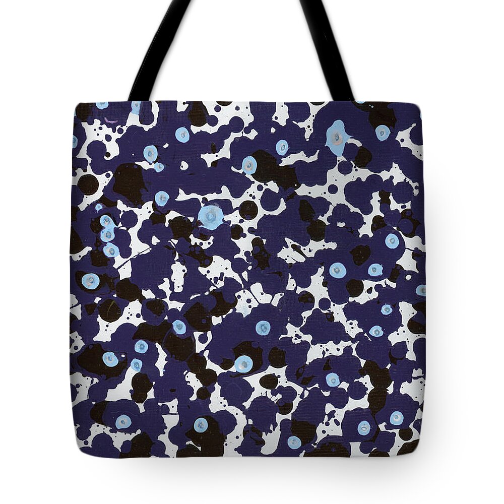 Abstract Tote Bag featuring the painting In Tears by Matthew Mezo