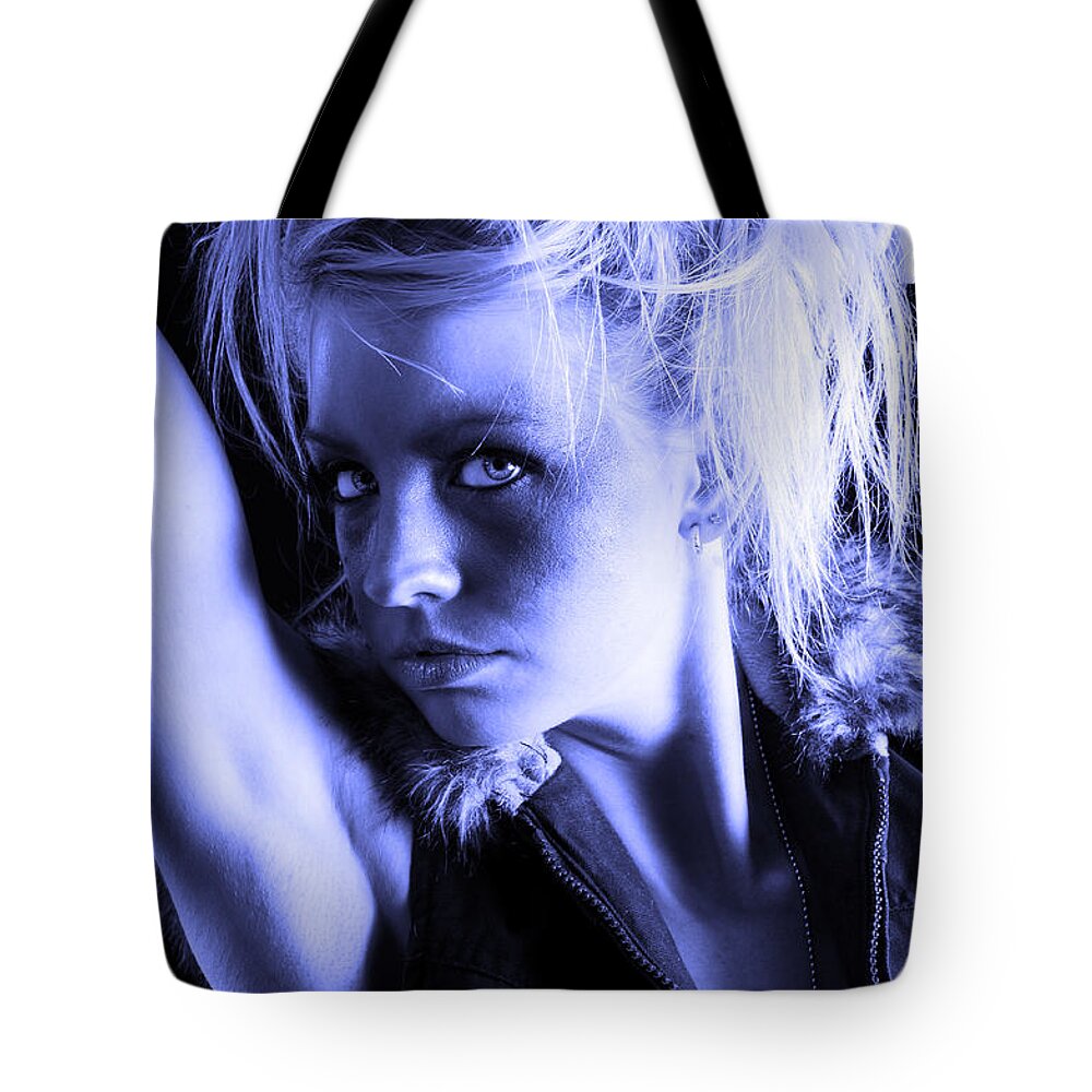 Artistic Photographs Tote Bag featuring the photograph In the Blue by Robert WK Clark