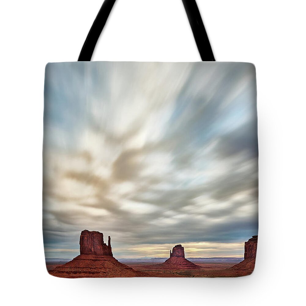 Artwork Tote Bag featuring the photograph In the Clouds by Jon Glaser