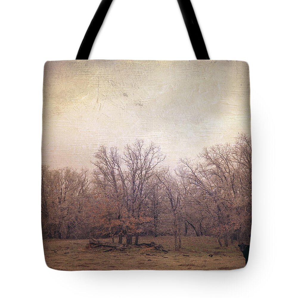 Landscape Tote Bag featuring the photograph In the field by Toni Hopper