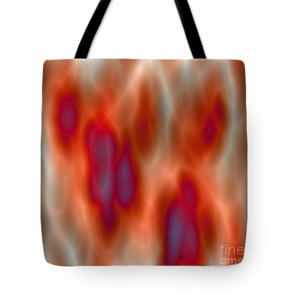 Abstract Tote Bag featuring the photograph In the Flames by Onedayoneimage Photography