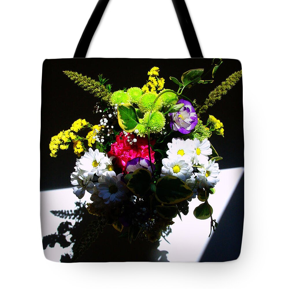 Bouquet Tote Bag featuring the photograph In The Light In The Darkness 4 by Jasna Dragun
