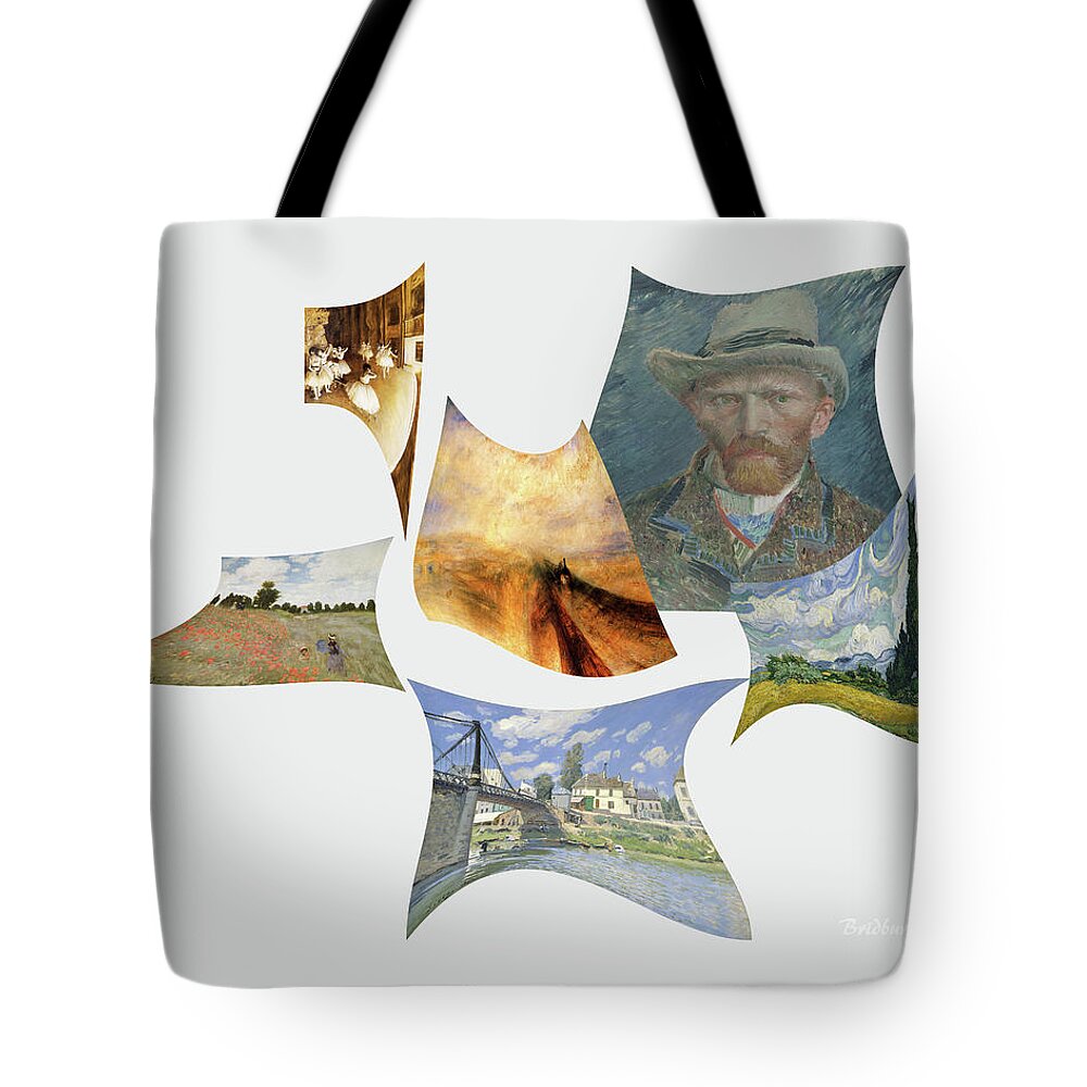 Postmodernism Tote Bag featuring the digital art In the Wind by David Bridburg