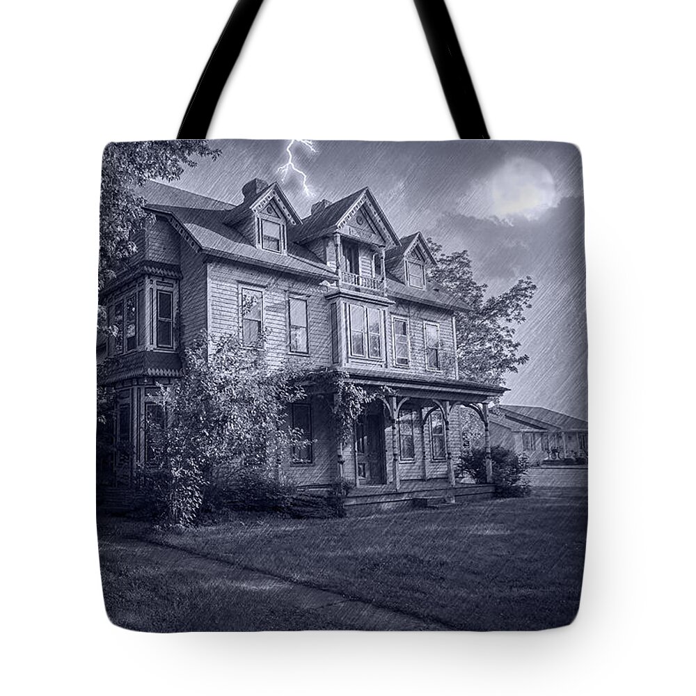 2d Tote Bag featuring the photograph Inclement by Brian Wallace