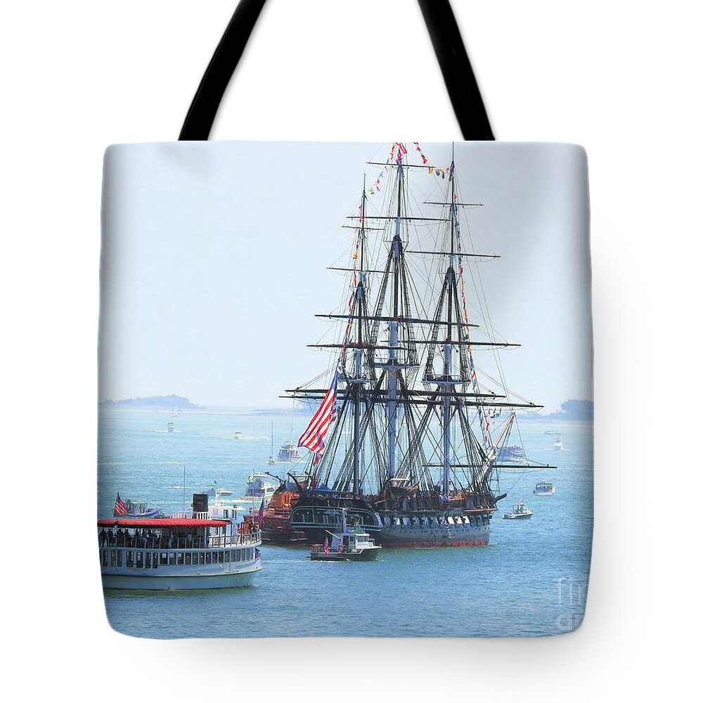 Uss_constitution Tote Bag featuring the photograph Independence Day by Scott Cameron