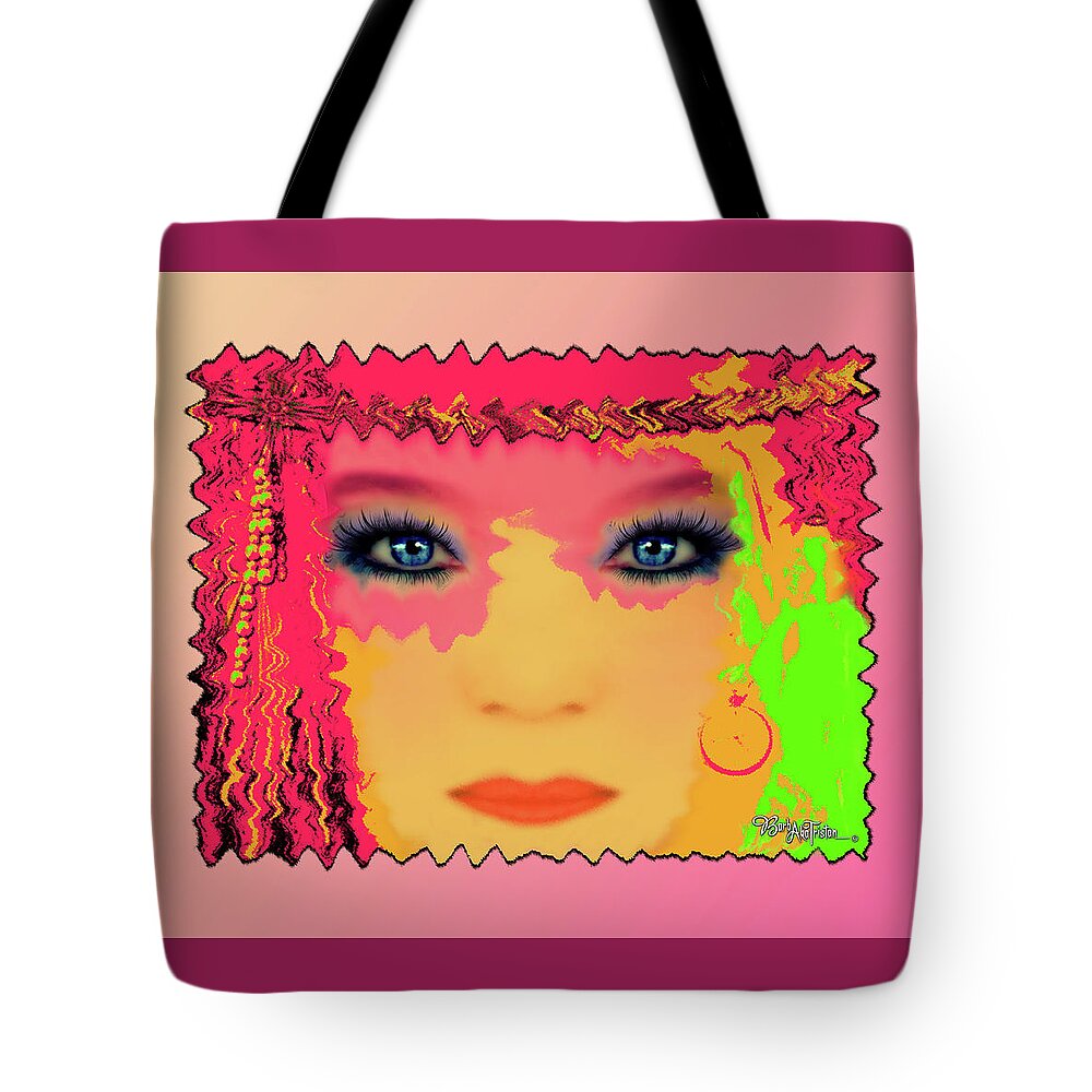 Inspiration Tote Bag featuring the photograph Indian #193 by Barbara Tristan