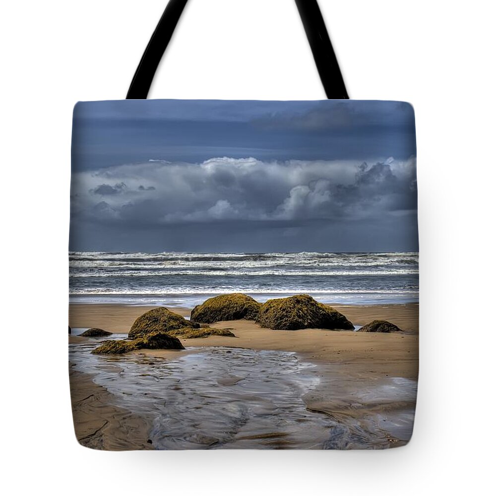 Hdr Tote Bag featuring the photograph Indian Beach by Brad Granger