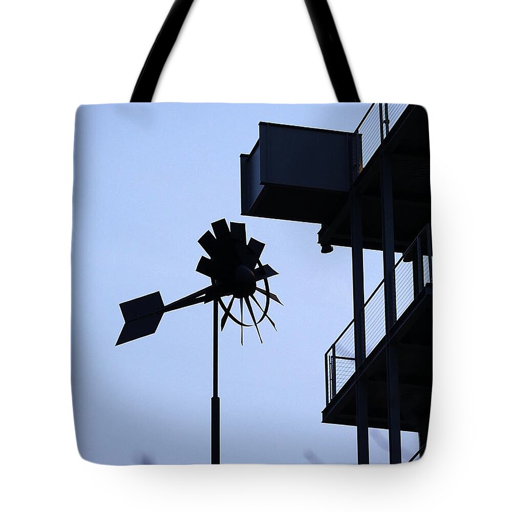 Richard Reeve Tote Bag featuring the photograph Industrial Breeze by Richard Reeve