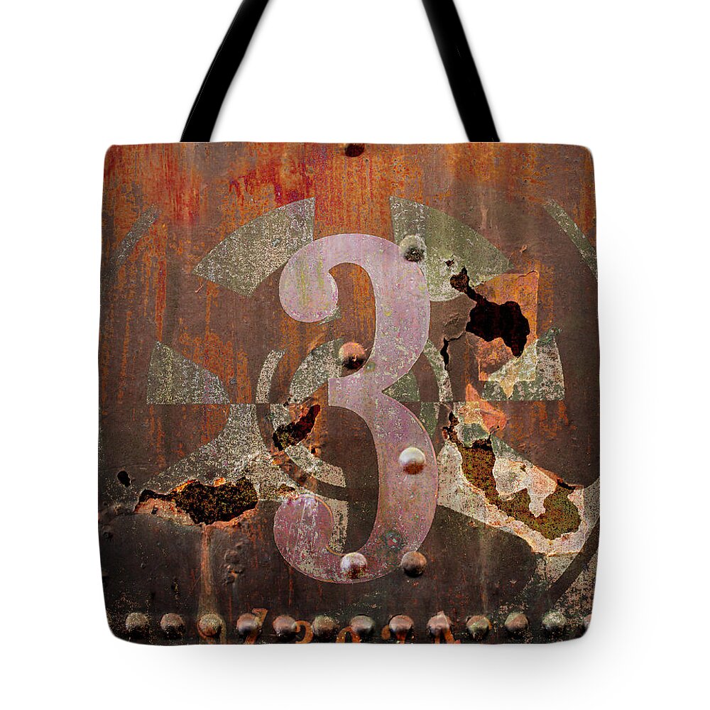 Industrial Tote Bag featuring the photograph Industrial Grunge Rust by Suzanne Powers