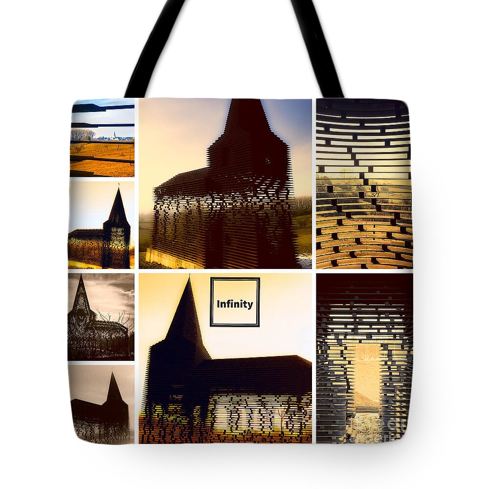 Church Tote Bag featuring the photograph Infini by HELGE Art Gallery